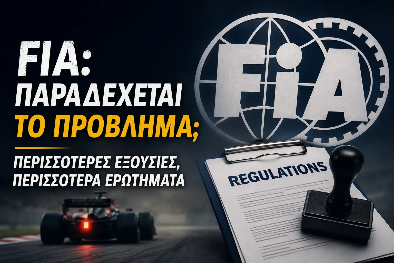 Η FIA παραδέχεται το πρόβλημα; Περισσότερες εξουσίες, περισσότερα ερωτήματα